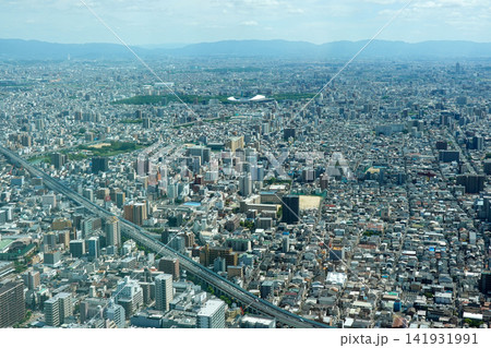 あべのハルカス展望台から360度の眺め(2026年8月撮影) あべのハルカス展望台から360度の眺め(2026年8月撮影) 141931991