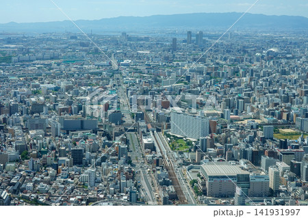 あべのハルカス展望台から360度の眺め(2026年8月撮影) あべのハルカス展望台から360度の眺め(2026年8月撮影) 141931997