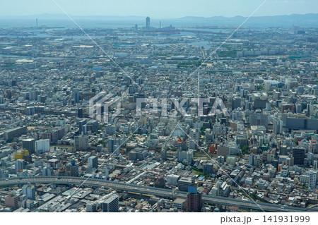 あべのハルカス展望台から360度の眺め（2026年8月撮影） 141931999