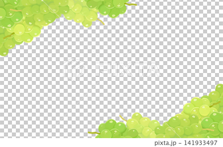 Realistic Muscat Grape Transparent Frame 1_ 141933497