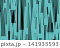 Abstract geometric military background with teal cyan sharp triangles, sharp pattern texture, cold modern army camouflage background for design 141933593