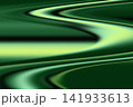 Abstract background: high-contrast metallic green with gradients, waves resembling the structure of silk, grainy texture 141933613