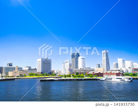 夏の横浜ベイエリア 広域 夏の横浜ベイエリア 広域 141933730