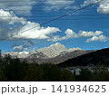 Snow Capped Mountain Peak And Local Village Near Jiuzhaigou National Park 141934625