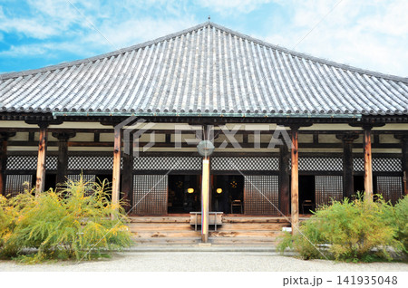 奈良　秋の元興寺 141935048