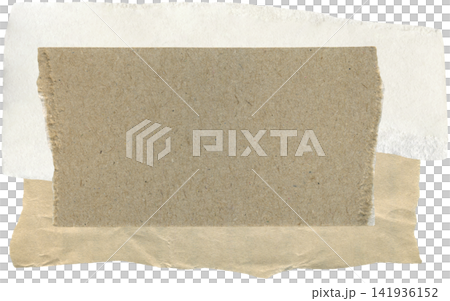 Textures brown and white cardboard pieces with ripped edges, old notes sheet. Collage elements with space for text. Vintage scrapbook background of fragments carton and paper Textures brown and white cardboard pieces with ripped edges, old notes sheet. Collage elements with space for text. Vintage scrapbook background of fragments carton and paper 141936152