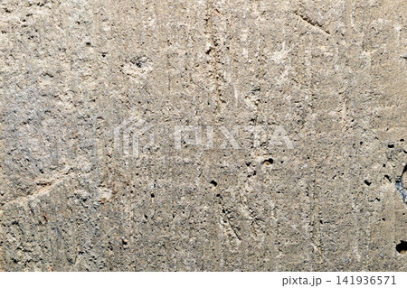 Close-up of rough concrete surface texture. 141936571