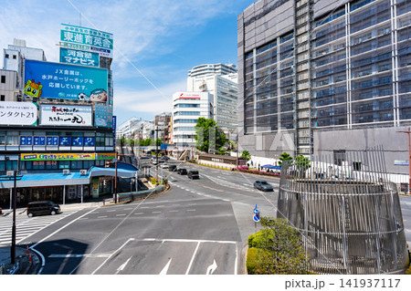 JR水戸駅 北口を見渡す 茨城県水戸市宮町 JR水戸駅 北口を見渡す 茨城県水戸市宮町 141937117