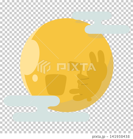 Cute and Relaxing Moon Viewing | Full Moon and Moon Rabbit Cute and Relaxing Moon Viewing | Full Moon and Moon Rabbit 141938438