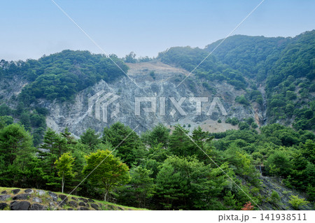 大西山の崩落跡(長野県下伊那郡大鹿村) 大西山の崩落跡(長野県下伊那郡大鹿村) 141938511