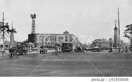 古写真 1938年 満洲国・大連 日本橋(現在の勝利橋) 古写真 1938年 満洲国・大連 日本橋(現在の勝利橋) 141938686