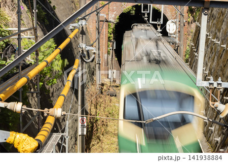 鉄道のトンネル【江ノ電】 鉄道のトンネル【江ノ電】 141938884
