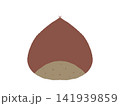 シンプルな栗のイラスト 141939859