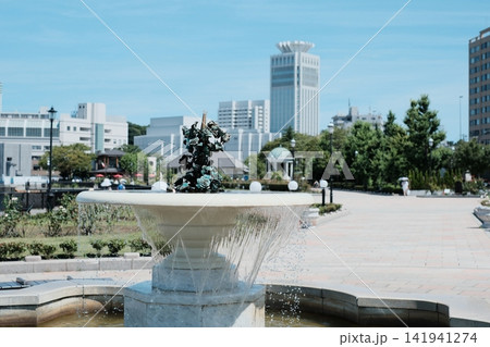 噴水のある公園3 141941274
