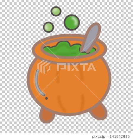 Witch cauldron boiling green potion trick or treat autumn halloween party decor sticker invitation visual graphic clipart artwork design icon element illustration Witch cauldron boiling green potion trick or treat autumn halloween party decor sticker invitation visual graphic clipart artwork design icon element illustration 141942936
