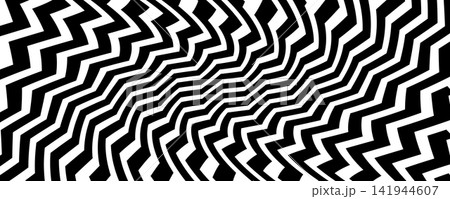 Optical illusion pattern with liquid zigzag lines. Optical illusion pattern with liquid zigzag lines. 141944607