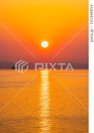 宮崎 有明海の日の出 宮崎 有明海の日の出 141946654