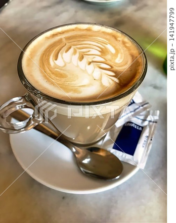 カフェラテ カフェラテ 141947799