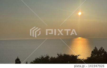 敦賀湾の夕日 敦賀湾の夕日 141947926