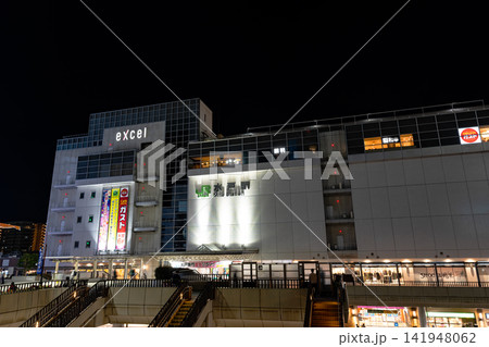 JR水戸駅の北口 夜の散策 茨城県水戸市宮町 JR水戸駅の北口 夜の散策 茨城県水戸市宮町 141948062