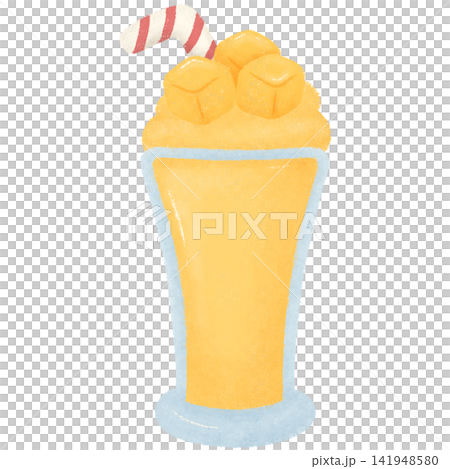 Puppy and mango Puppy and mango 141948580