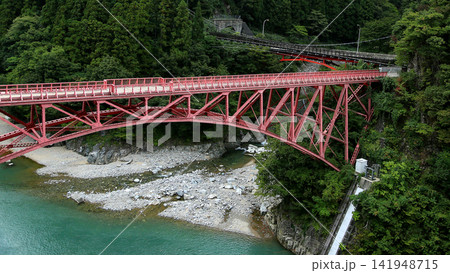 黒部渓谷トロッコ電車 富山県 黒部渓谷トロッコ電車 富山県 141948715