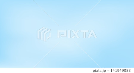 Abstract soft sky blue gradient with texture background and pastel cloudy or light water gradation bg. Light blue gradient of soft colors mesh of air or clouds for fresh bright blue color background 141949088