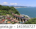東海道線を走る貨物列車　 141950727