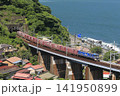 東海道線を走る貨物列車　 141950899