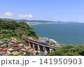 東海道線を走る貨物列車　 141950903