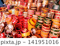 Colourful bangles displayed for sale at Motibazar 141951016