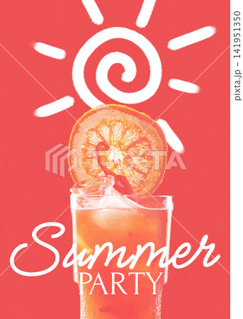Friends gather for birthday party with drinks and games under bright sun 141951350