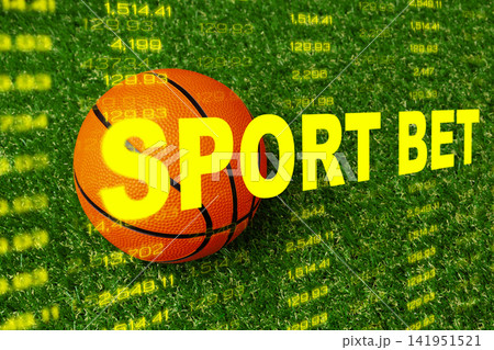 Sports betting with basketball and odds displayed on a digital screen Sports betting with basketball and odds displayed on a digital screen 141951521