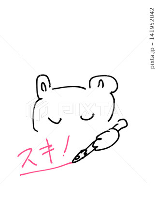 レトロなクマさん 141952042