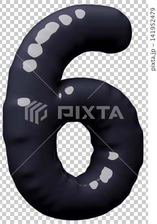3D image_balloon_6_black 3D image_balloon_6_black 141952479