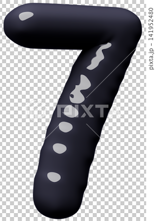 3D image_balloon_7_black 3D image_balloon_7_black 141952480