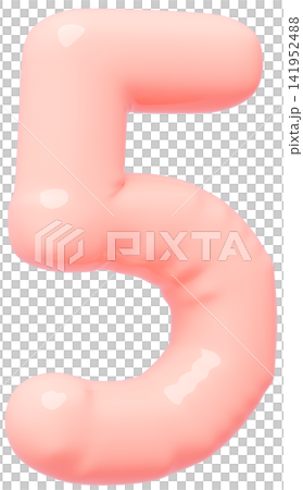 3D image_balloon_5_pink 3D image_balloon_5_pink 141952488