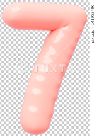 3D画像_風船_7_ピンク 141952490