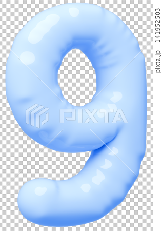 3D image_balloon_9_light blue 3D image_balloon_9_light blue 141952503