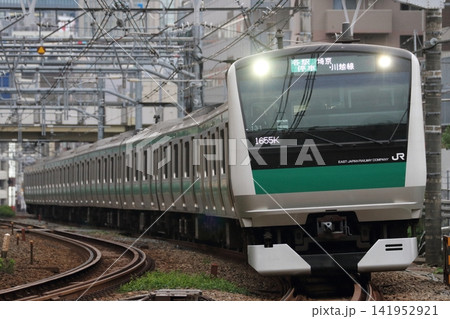五反田~目黒を走行する 埼京線 E233系 7000番台 五反田~目黒を走行する 埼京線 E233系 7000番台 141952921