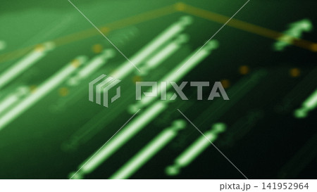 Business chart shows trends in stock exchange trading during market hours Business chart shows trends in stock exchange trading during market hours 141952964