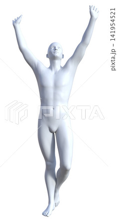 Blank 3D Human Mannequin Model Figure Blank 3D Human Mannequin Model Figure 141954521