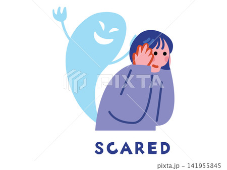 ネガティブな感情の家単語用イラスト ネガティブな感情の家単語用イラスト 141955845