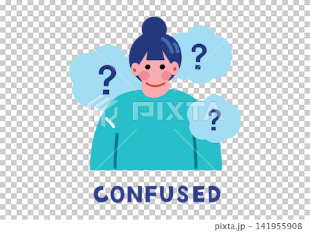 Illustrations for English words related to negative emotions Illustrations for English words related to negative emotions 141955908