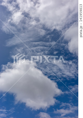 色々な種類の雲が浮かぶ青空 色々な種類の雲が浮かぶ青空 141959813