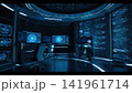 top view of computer security concept with tablet pc and security on screen on screen 141961714