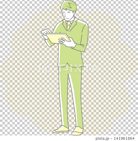 Business people who use mobile devices Business people who use mobile devices 141961864