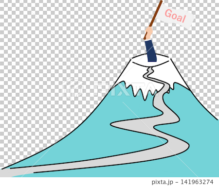 Illustration of a roadmap to achieving your goals Illustration of a roadmap to achieving your goals 141963274