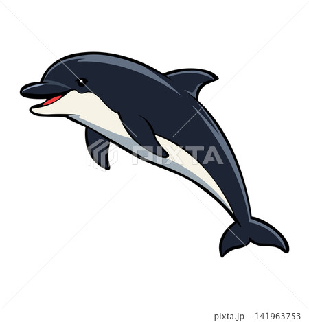 Dolphin mascot logo illustration design template Dolphin mascot logo illustration design template 141963753