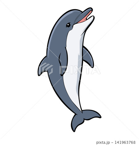 Dolphin mascot logo illustration design template Dolphin mascot logo illustration design template 141963768